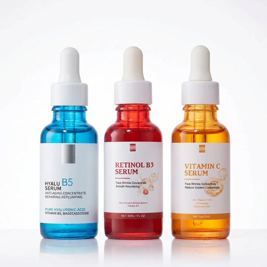 RETINOL B3 SERUM + HYALU B5 SERUM + VITAMIN C SERUM